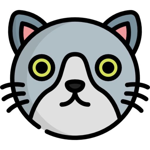Cute Kitty Cat Stickers by Michael Nowak