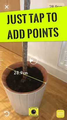 Captura de Pantalla 3 Augmented Reality Tape Measure iphone