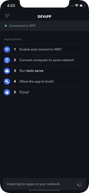 Ionic DevApp