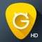 Play your favorite songs on guitar, bass or ukulele right from your iPad