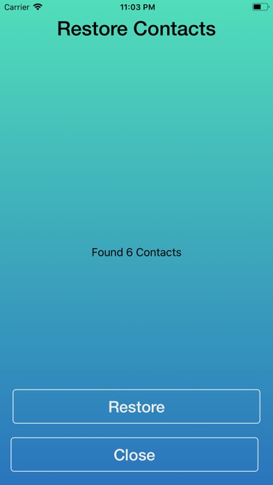 Easy Backup Contacts via Email screenshot 2