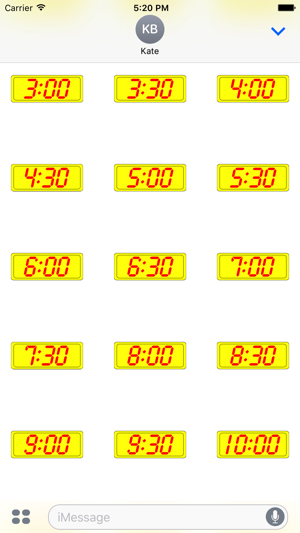 Time & Clock Stickers(圖4)-速報App