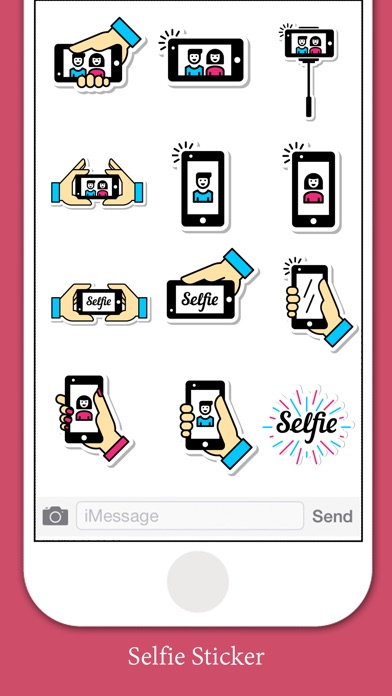 Selfie Lifestyle Stickers screenshot 3