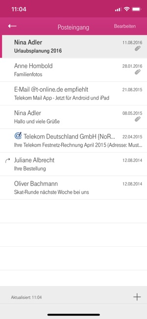 email login telekom