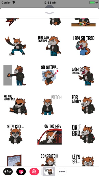 Fox Animated Sticker Pack screenshot 2