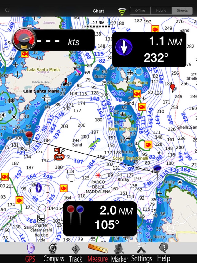 Corse GPS Nautical Charts Pro