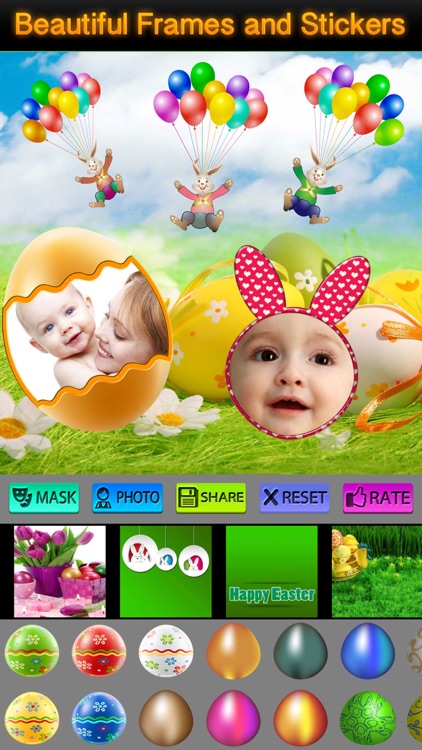 Easter Picture Frames Stickers