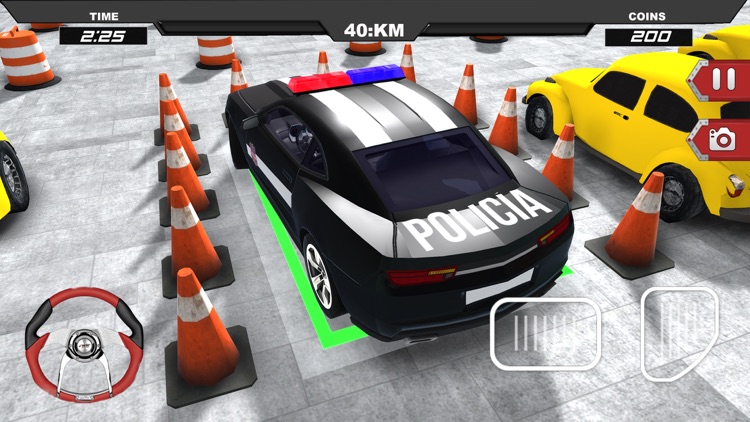 Police Car Parking Simulator: Driving School Game