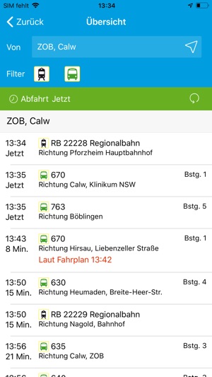 VGC-Verkehrsgesellschaft Calw(圖4)-速報App