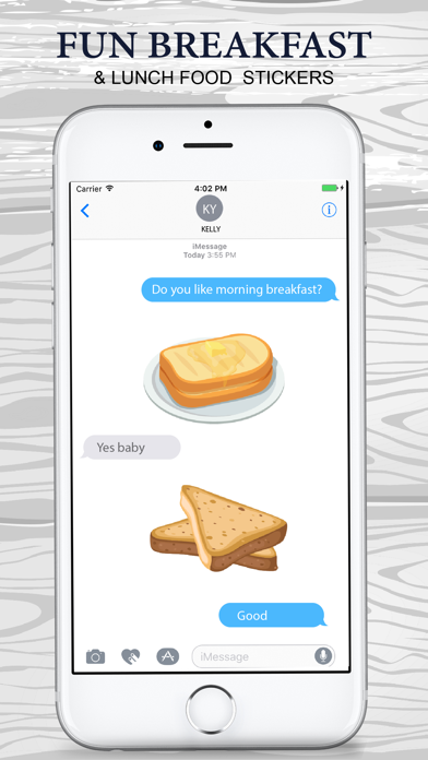 How to cancel & delete Fun Breakfast & Food Stickers from iphone & ipad 4