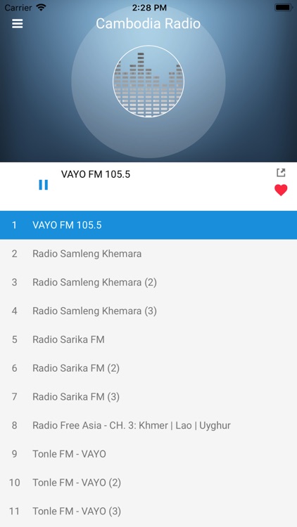 Cambodia Radio Station: Khmer