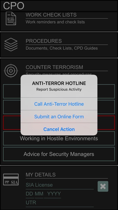 Security CPO screenshot 3