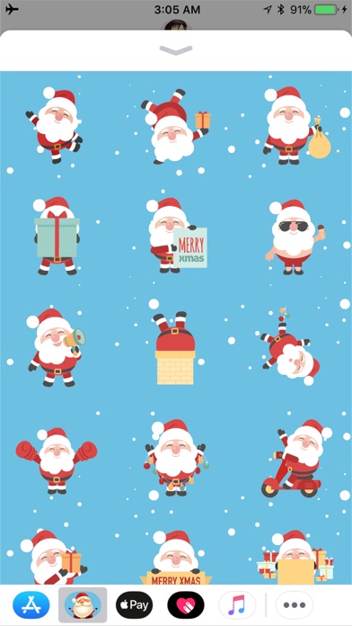 Santa Funny Stickers screenshot 2