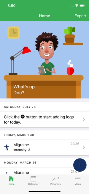 Updoc: Health diary