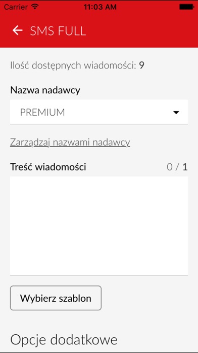 Panel SerwerSMS.pl screenshot 2