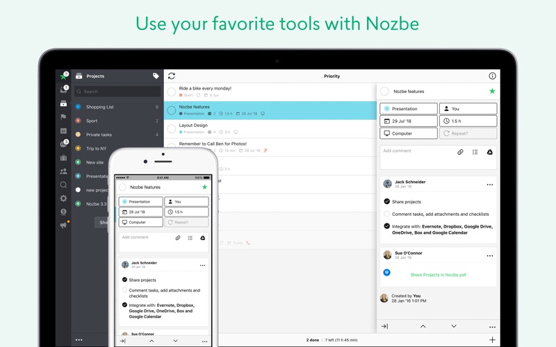 Nozbe Screenshot