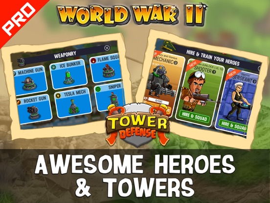 WWII Tower Defense PRO