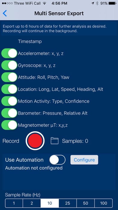 Sensors Pro - The Scientific Data Recorder screenshot 4