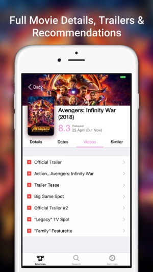 Moovies: Simple Movie List App(圖2)-速報App