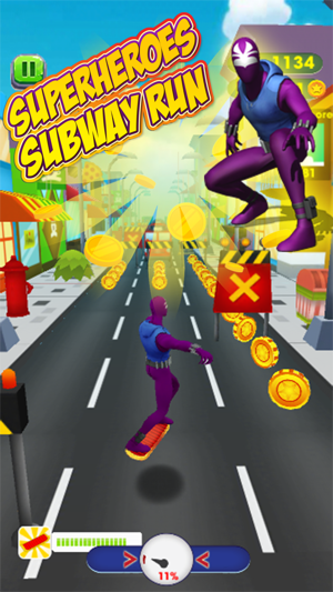 Superheroes Subway Run(圖2)-速報App