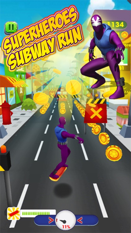 Superheroes Subway Run