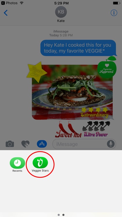 Veggie Stars - Rate your food