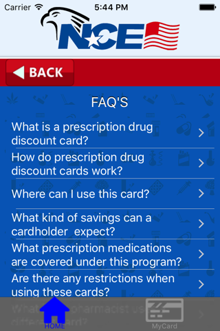 NCE Drug Card screenshot 2