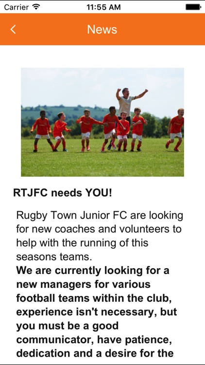 Rugby Town Juniors Football Club screenshot-3