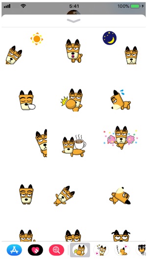 TF-Dog 1 Stickers(圖1)-速報App