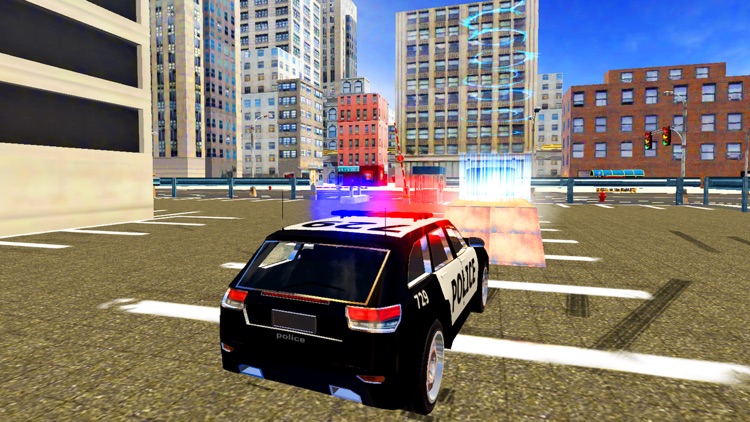 Police Car Transport Truck 3d