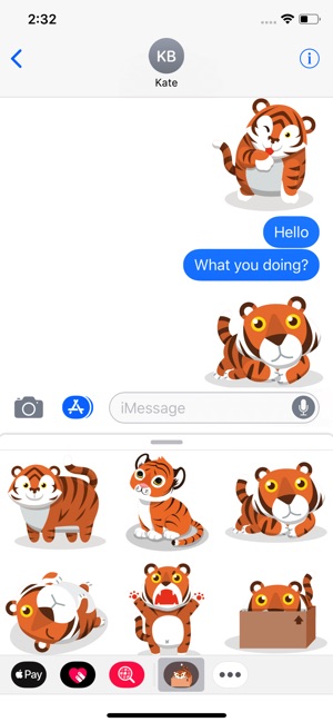 Cute Tiger Roar Stickers(圖2)-速報App