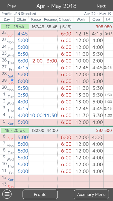 How to cancel & delete Work Log -Time sheet- from iphone & ipad 1