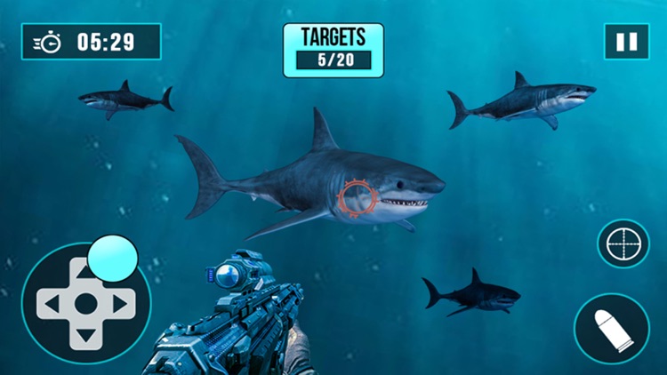Shark Hunter Scuba Diving 3D screenshot-5