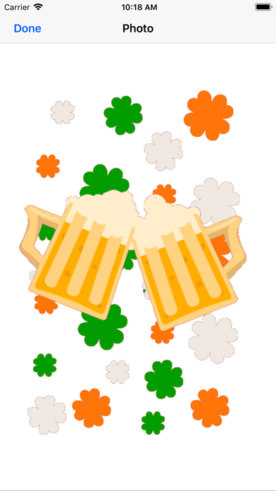 How to cancel & delete St.Patrick Day animated emoji from iphone & ipad 3