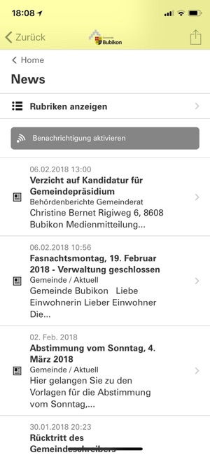 Gemeinde Bubikon(圖3)-速報App