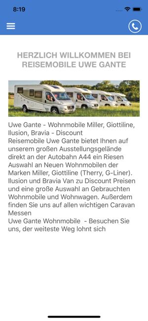 Reisemobile Uwe Gante