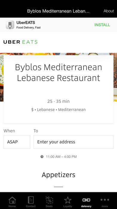 Byblos Mediterranean Lebanese screenshot 4
