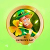 Saint Patrick Wishes Stickers