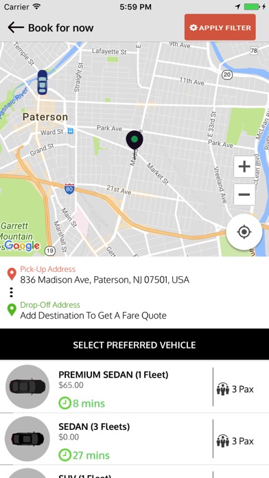 Meridian Limo Passenger App screenshot 3