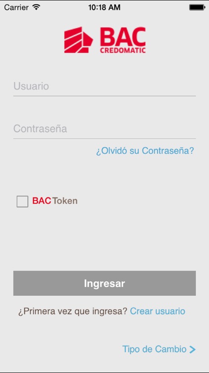 Banca Móvil BAC Credomatic
