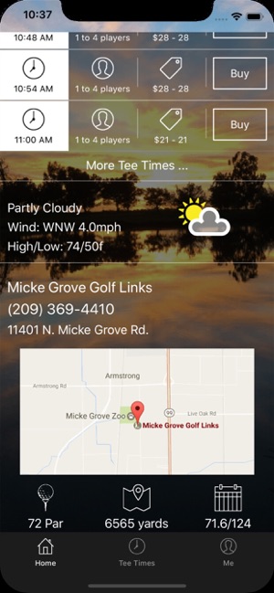 Micke Grove Golf Tee Times(圖2)-速報App