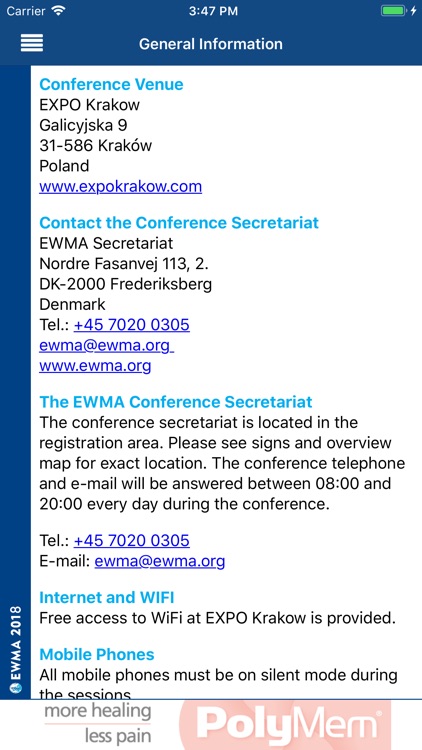 EWMA 2018