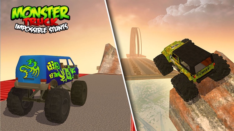Monster Truck Impossible Stunts