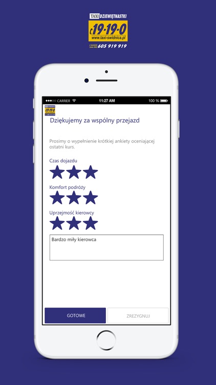 Taxi 19-19-0 Świdnica screenshot-3