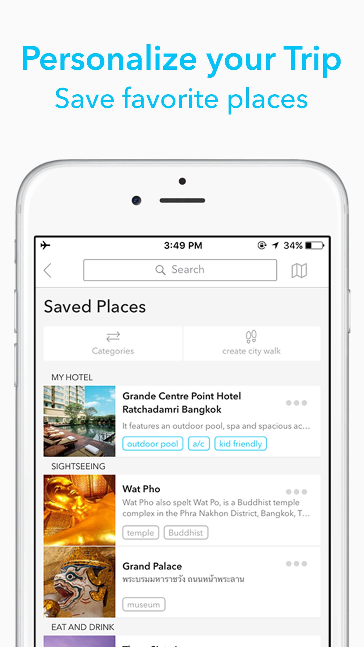 Screenshot do app Argentina Travel Guide by Triposo