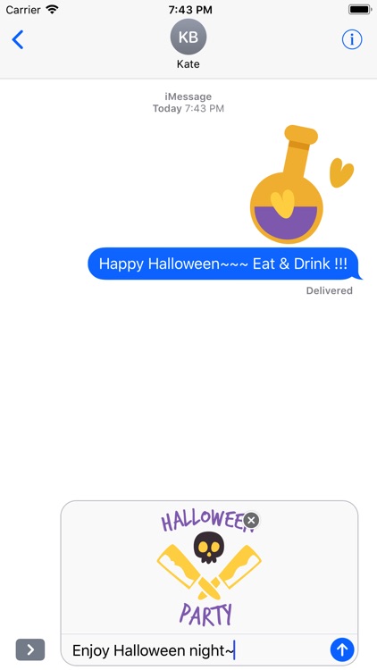 Lovely Halloween Stickers screenshot-3