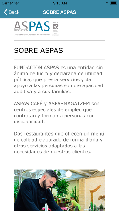 ASPAS CAFE screenshot 2