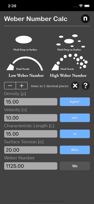 Weber Number Calculator(圖2)-速報App