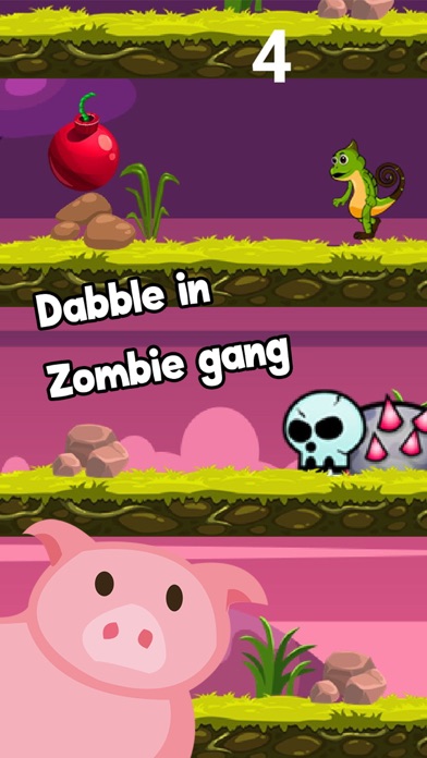 Pig Jump Adventure Zombie Run screenshot 2