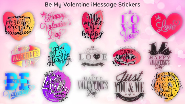 Vlaentine's Day Love Stickers